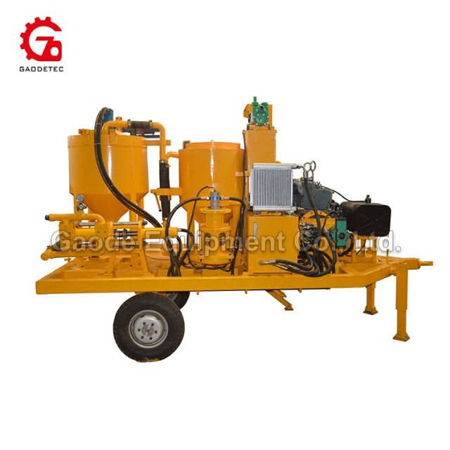 Gaodetec GGP200/300/100PI-D Cement Grout Injection Pump Mixer Station for Foundation Repair Ground